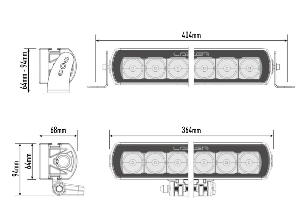 Lazer ST8 Evolution LED-Scheinwerfer – Bild 4
