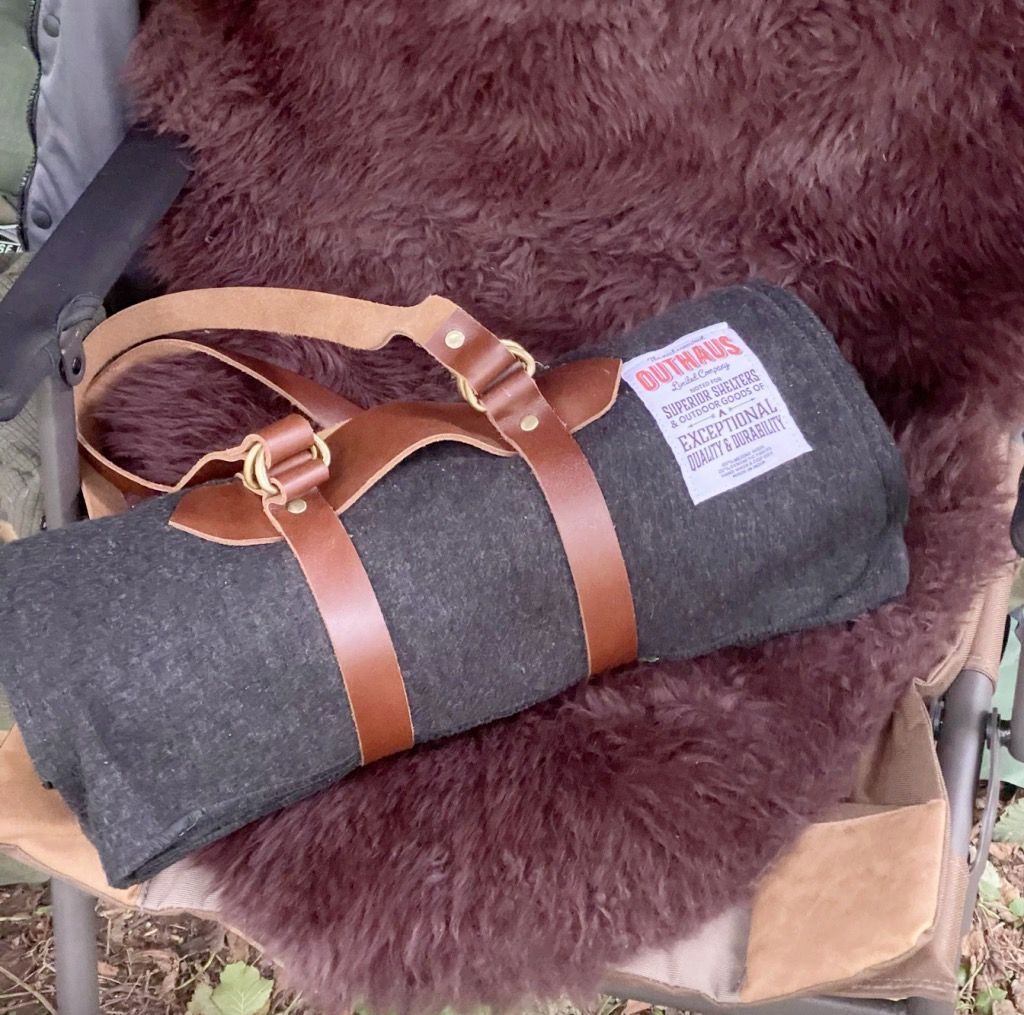 Coperta da campeggio antracite - Immagine 7