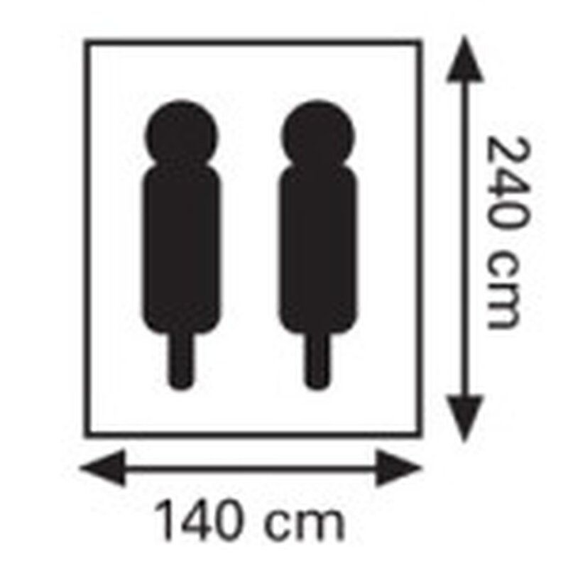 dundu zelt Ydun 5.5 Glamping 5.5 m² 4 Green Khaki related-vestibule-shield-two Size:1 Gal (3.7 L) HWC Trading A4 Top