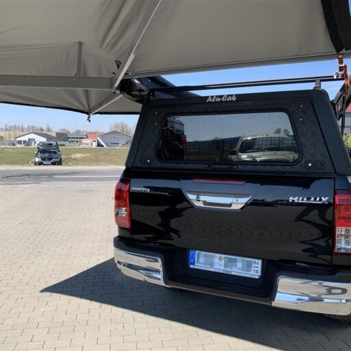 Alternative view of Alu-Cab 270°, 180° and 2m Awning Load Bar Brackets