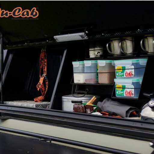 Alternative view of Cupboard plata para Landcruiser 730x750 para techo duro Alu-Cab