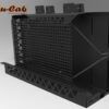 Soporte 4 sillas (sin sillas) para techo duro Alu-Cab