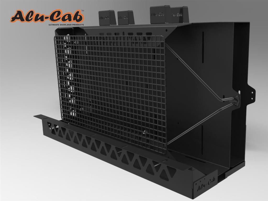 Soporte 4 sillas (sin sillas) para techo duro Alu-Cab