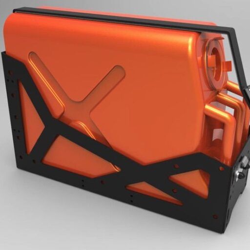 Soporte jerrycan izquierdo