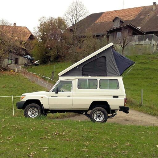 Techo elevable "Hercules" para Toyota LandCruiser 78 blanco