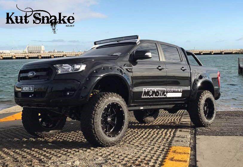 Kut Snake fenders Ford Ranger PX1 and PX2 55mm Smooth