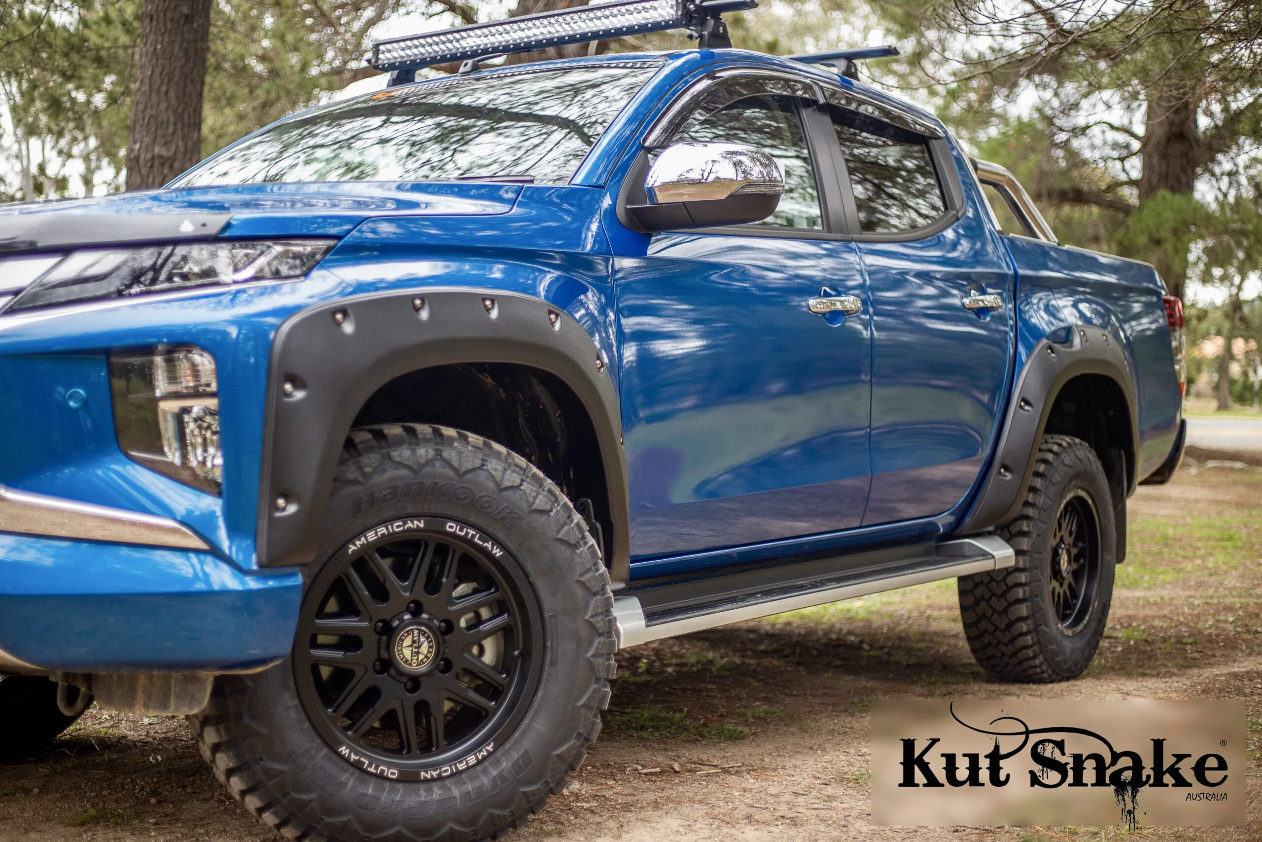 Aletines Kut Snake Mitsubishi L200 MR 2018+ 70mm - Imagen 3