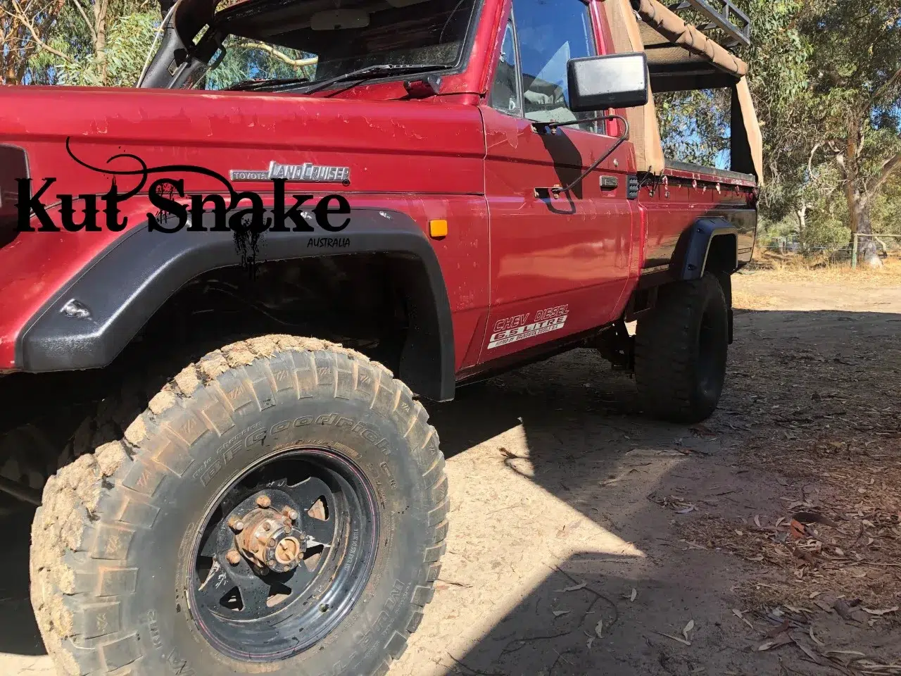 Aletines Kut Snake Toyota Land Cruiser Series 75/79 SC 50mm - Imagen 2