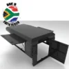 Alu-Cab Canopy Camper Toyota Hilux Vigo 2005-2015 Negro