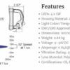 KIT OF 2 DURALUX WORK LIGHT 4 LED 10°