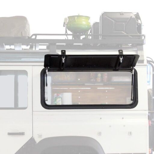 Ventana lateral Gullwing, aluminio