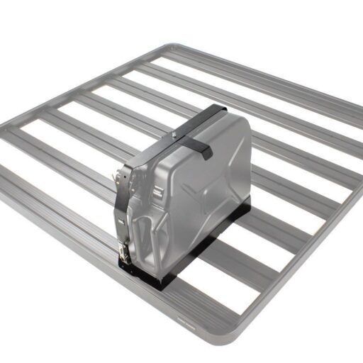 Soporte jerrycan simple, correa de acero