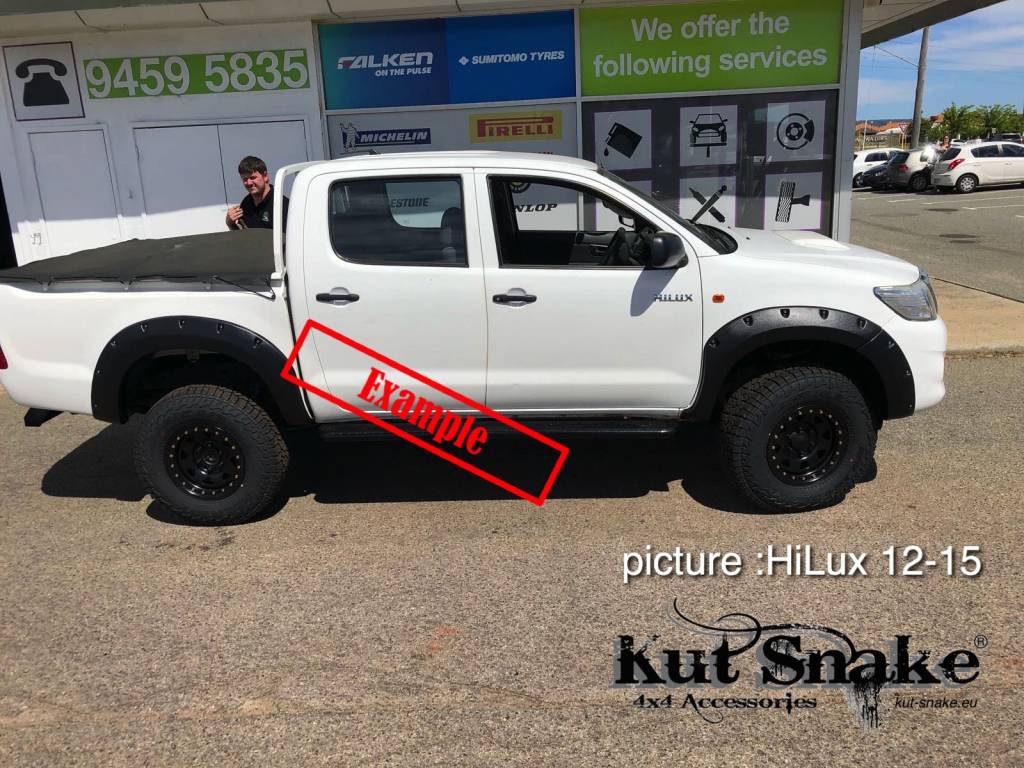 Aletines Kut Snake Toyota Hilux 2005-2011 Standard 50mm - Imagen 2