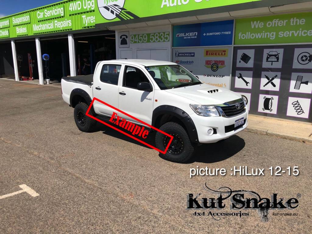 Aletines Kut Snake Toyota Hilux 2005-2011 Standard 50mm - Imagen 3