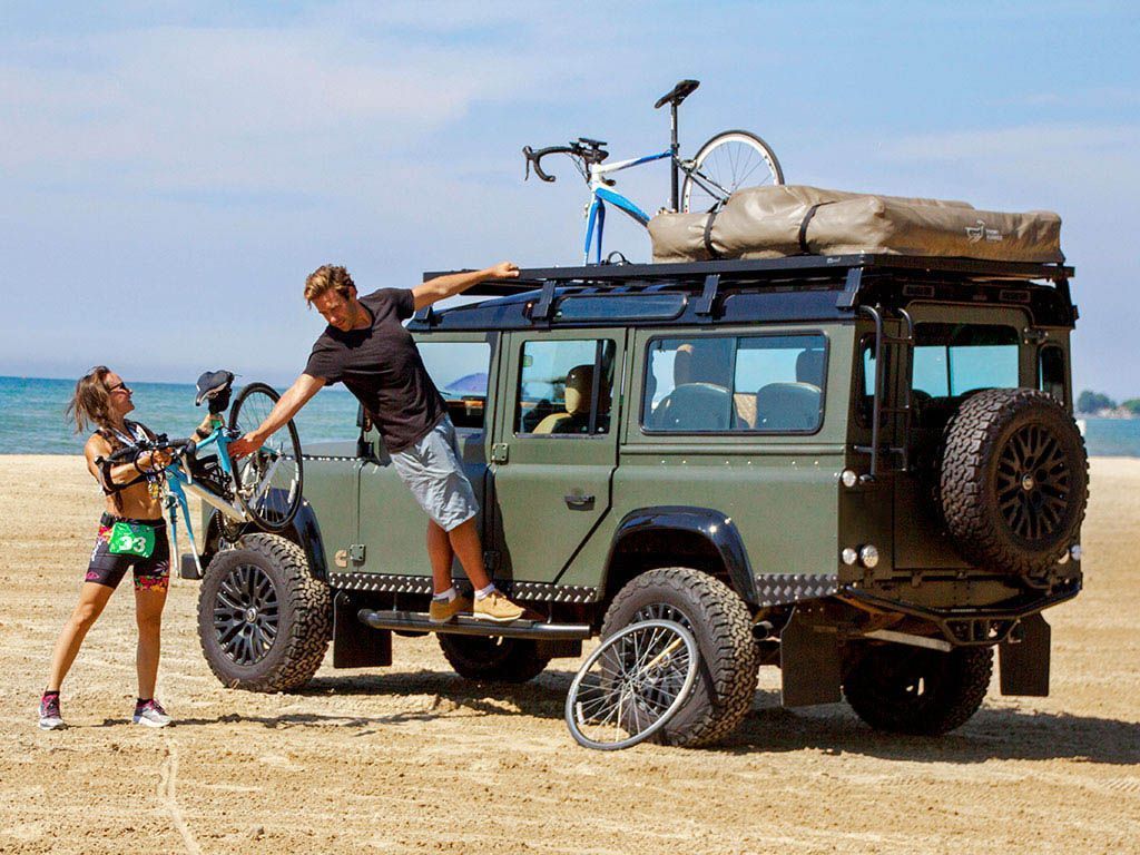 Slimline II Dachträger für Land Rover Defender 110 (1983–2016) – Bild 4