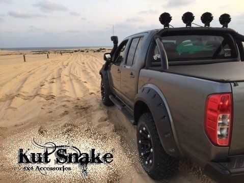 Aletines Kut Snake Nissan Navara D40 75mm - Imagen 2