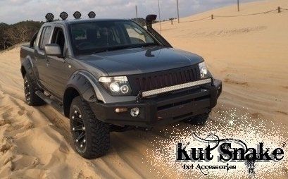 Aletines Kut Snake Nissan Navara D40 75mm - Imagen 3