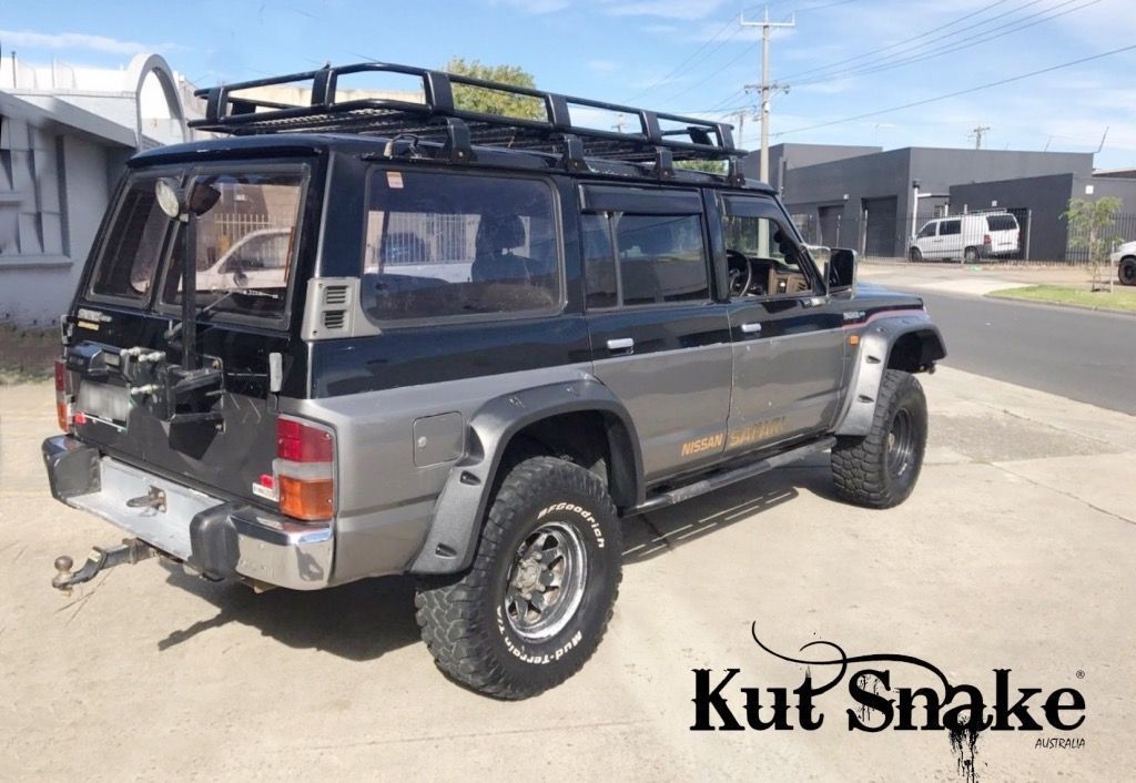 Parafanghi Kut Snake Nissan Patrol Y60 100mm - Immagine 10