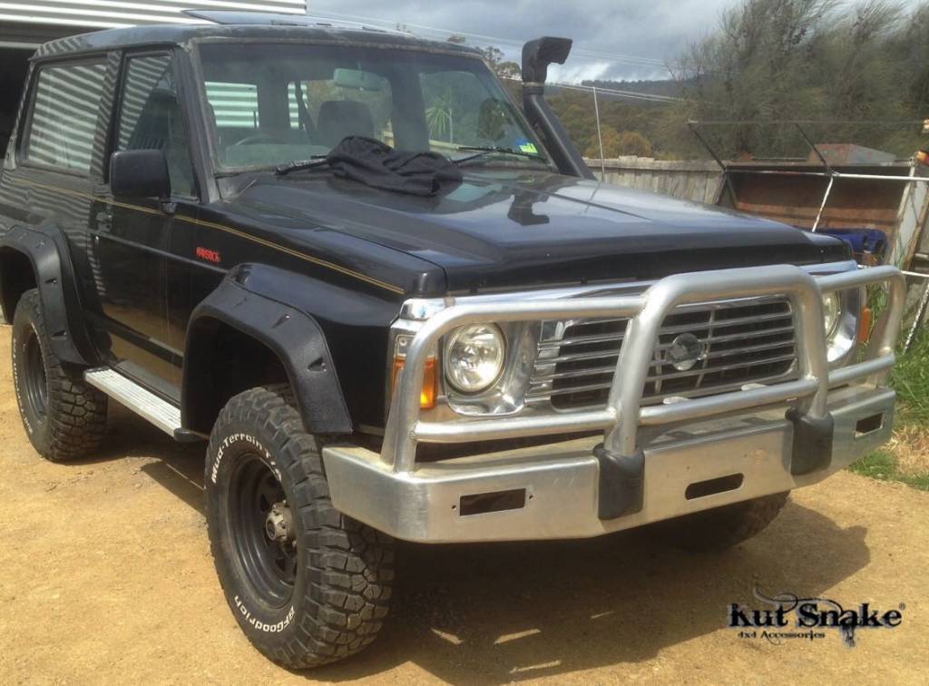 Parafanghi Kut Snake Nissan Patrol Y60 100mm - Immagine 2