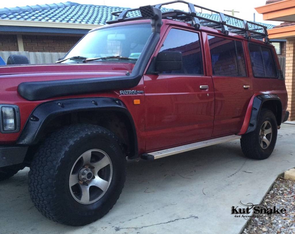 Parafanghi Kut Snake Nissan Patrol Y60 100mm - Immagine 5