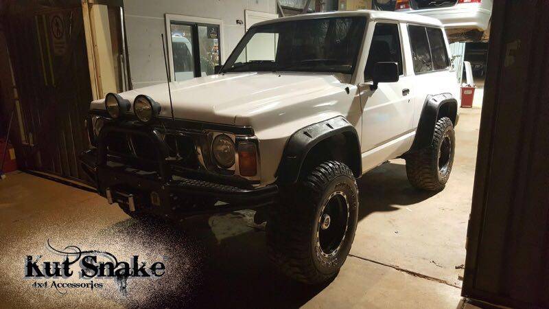 Parafanghi Kut Snake Nissan Patrol Y60 100mm - Immagine 6