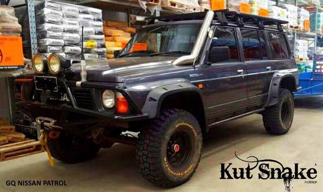 Parafanghi Kut Snake Nissan Patrol Y60 100mm - Immagine 9