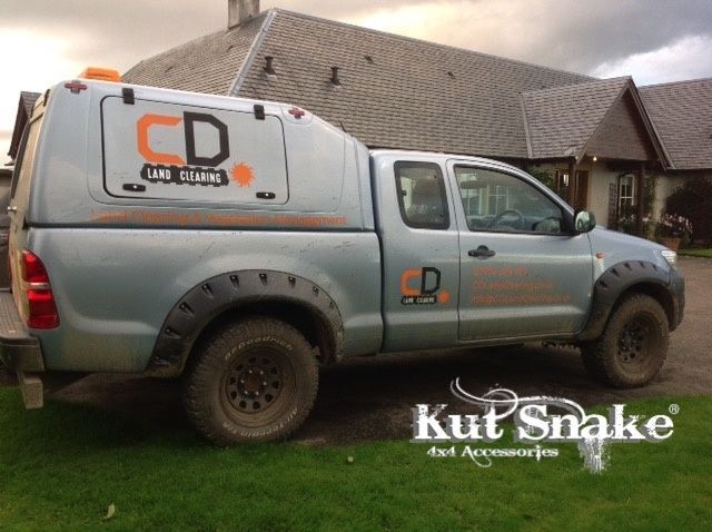 Parafanghi Kut Snake Toyota Hilux Vigo 2011-2015 Monster 95mm - Immagine 6