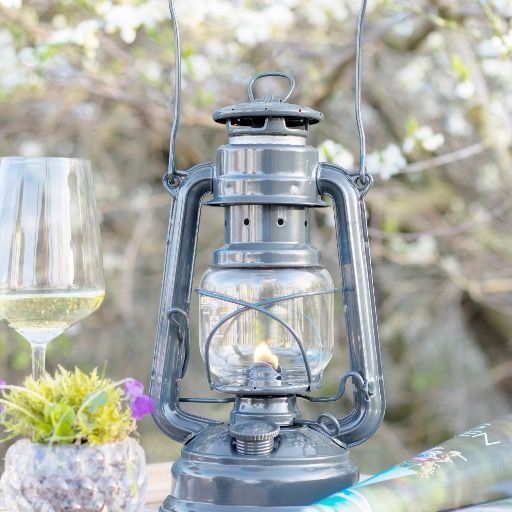Alternative view of Feuerhand 276 storm lantern, anthracite grey