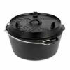 Olla de fuego (9qt) suelo plano (sin pies) (Dutch Oven)