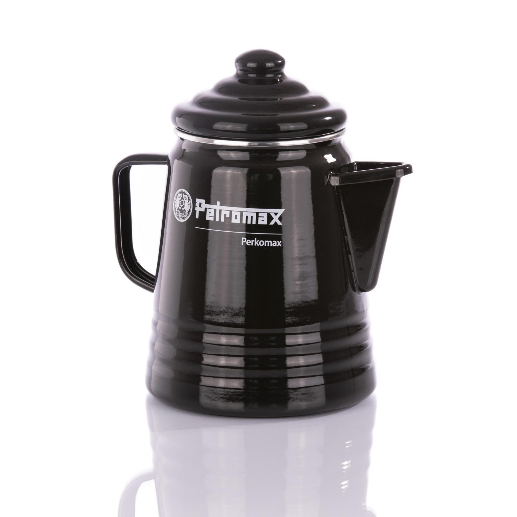 Petromax Cafetera percolador negra (9 tazas)