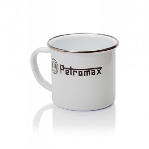 Petromax taza esmaltada blanca
