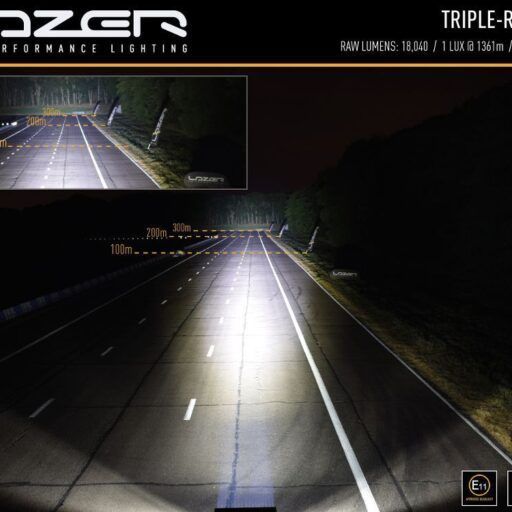 Alternative view of the Triple R Clear 30° Horizontal Lens Kit