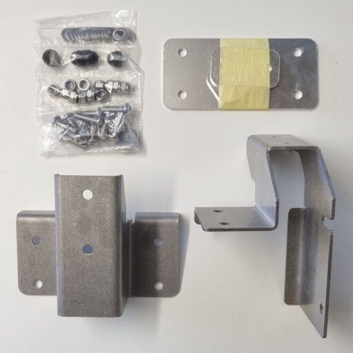 Alternative view of Alu-Cab 270°, 180° and 2m Awning Brackets for Roof Conversion 'Icarus' Defender, Left-hand Side