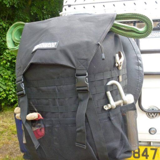 Visão alternativa da bolsa para estepe Trasharoo Green