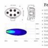 Faro de trabajo OVAL OCHO 5-WATT LEDS 40° HAZ FLOOD