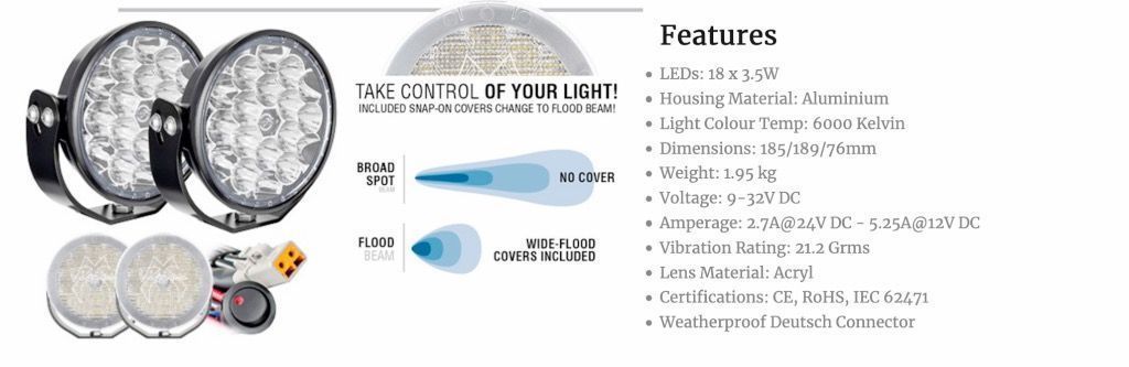 6.7" 18 LED VL OFFROAD SERIES