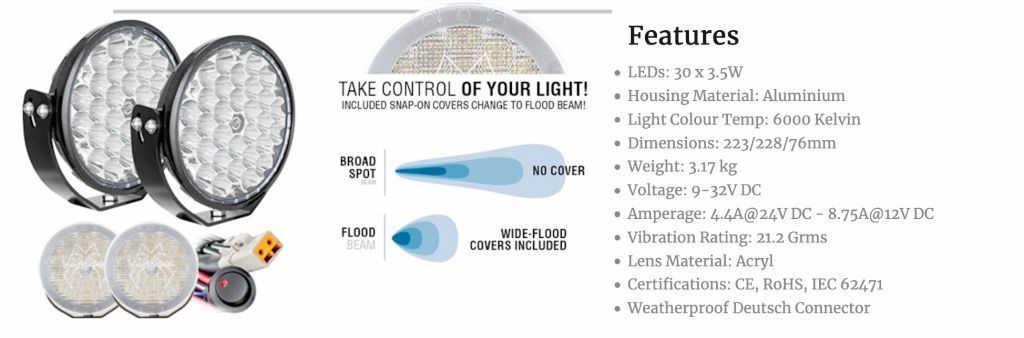 8.7" 30 LED VL OFFROAD SERIES