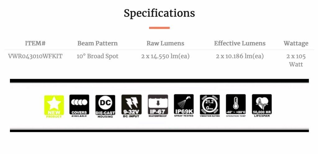8.7" 30 LED VL OFFROAD SERIE - Bild 2