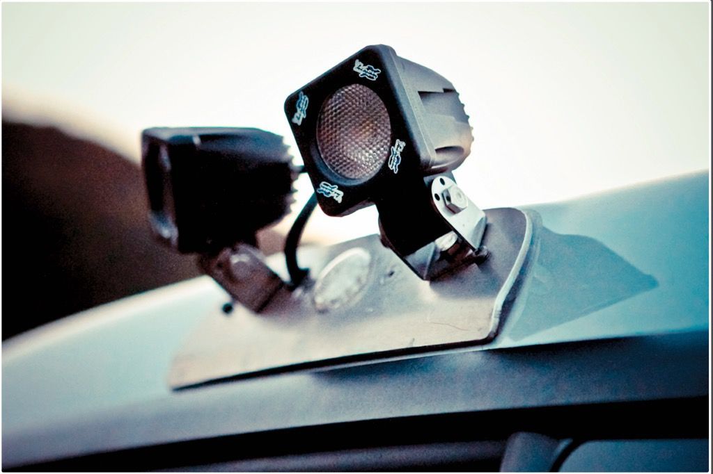 1.7" MINI SOLO SINGLE 5-WATT LED 10° HAZ ESTRECHA ROJO - Imagen 2