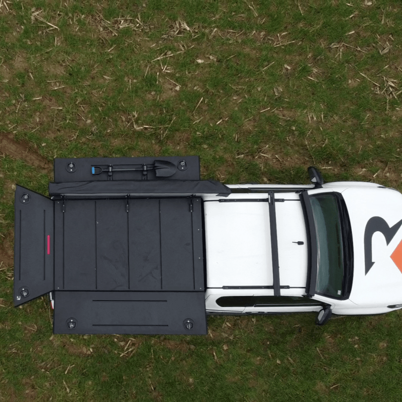 Canopy aluminio 2 ROCKALU Isuzu D-Max 2012+ Extra Cab (negro) - Imagen 5