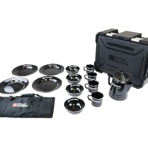 Juego de Cocina, Cafetera Petromax y caja Wolf Pack Pro