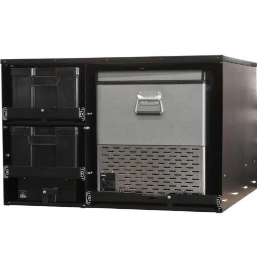 Combo Drawer for 4 Cub boxes and sliding tray for refrigerator