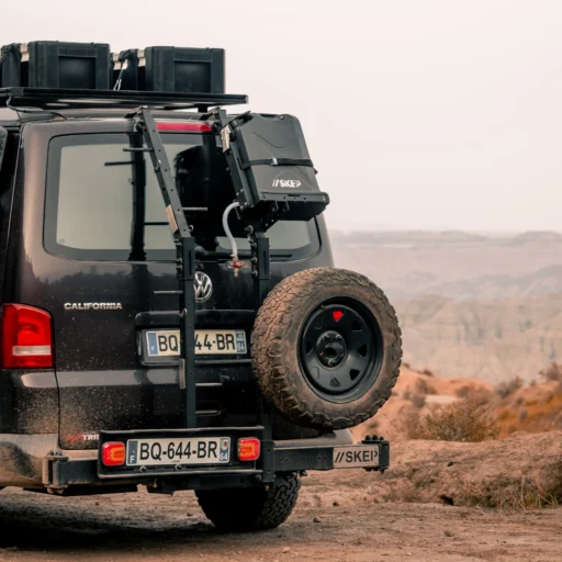 Alternative Ansicht VW T4 Jacquard Mehrzweckstütze