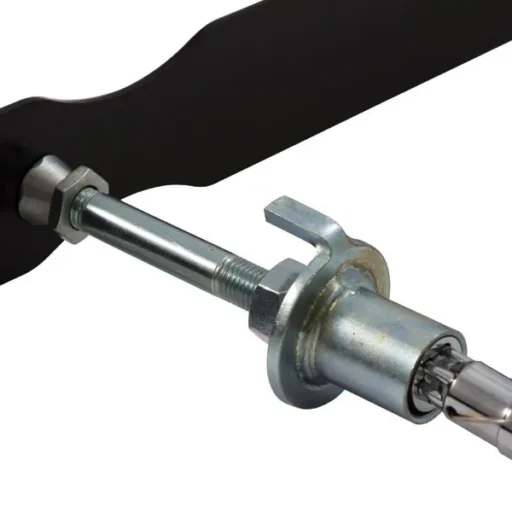 Visão alternativa da trava para pneu sobressalente para Toyota Hilux (2005-2015)