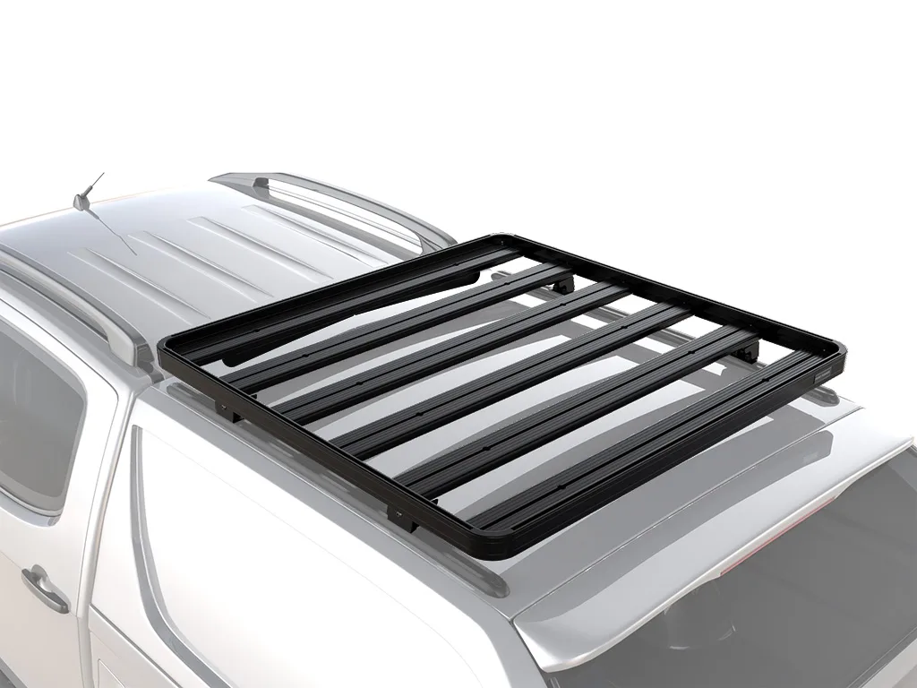 Rack de teto Slimline II / alto para capota rígida / capô ou trailer com trilho de fábrica / 1255 mm (largura) x 752 mm (comprimento)