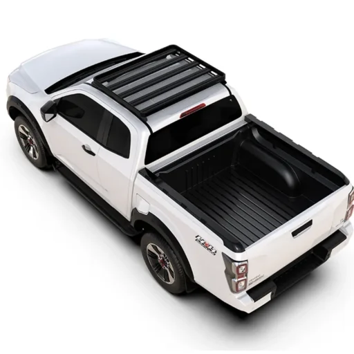 Alternative view of Isuzu D-MAX RG 3rd Gen Extended Cab (2020-Current) Slimline II Roof Rack Kit / Low Profile