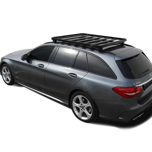 Alternative view of Baca de techo Slimline II para rieles de  Mercedes-Benz C-Class Estate (2014-actual)