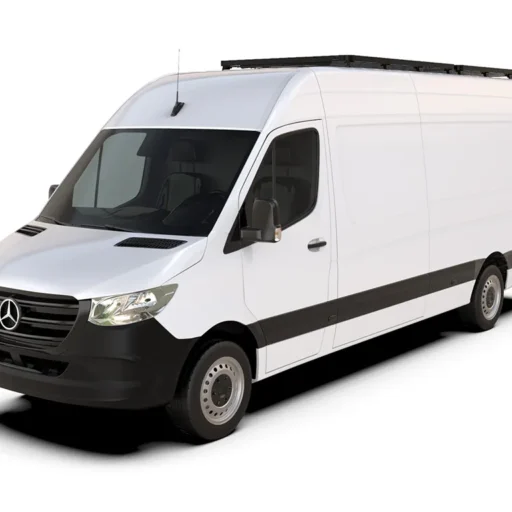 Baca de techo Slimline II / Alto  para Mercedes-Benz Sprinter 170"/L3/LWB Distancia entre ejes con pistas (2006-actual)