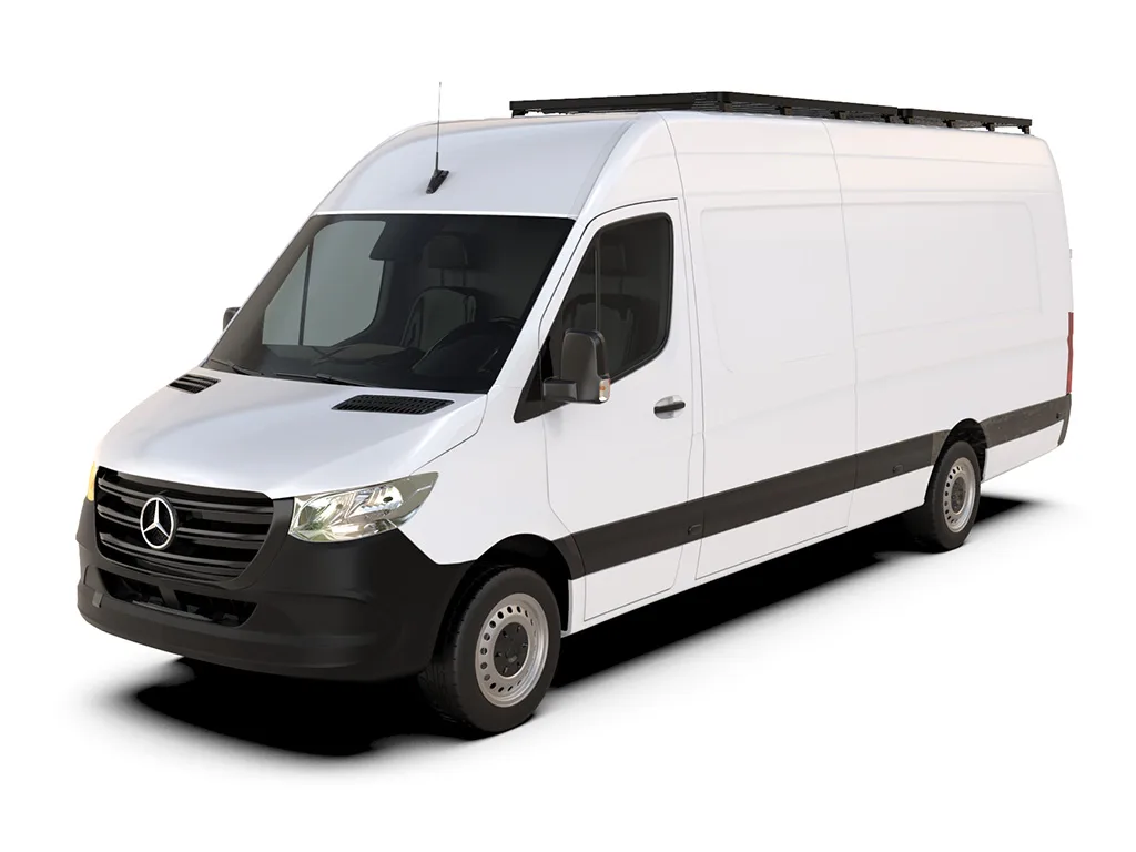 Baca de techo Slimline II / Alto para Mercedes-Benz Sprinter 170"/L3/LWB Distancia entre ejes con pistas (2006-actual)