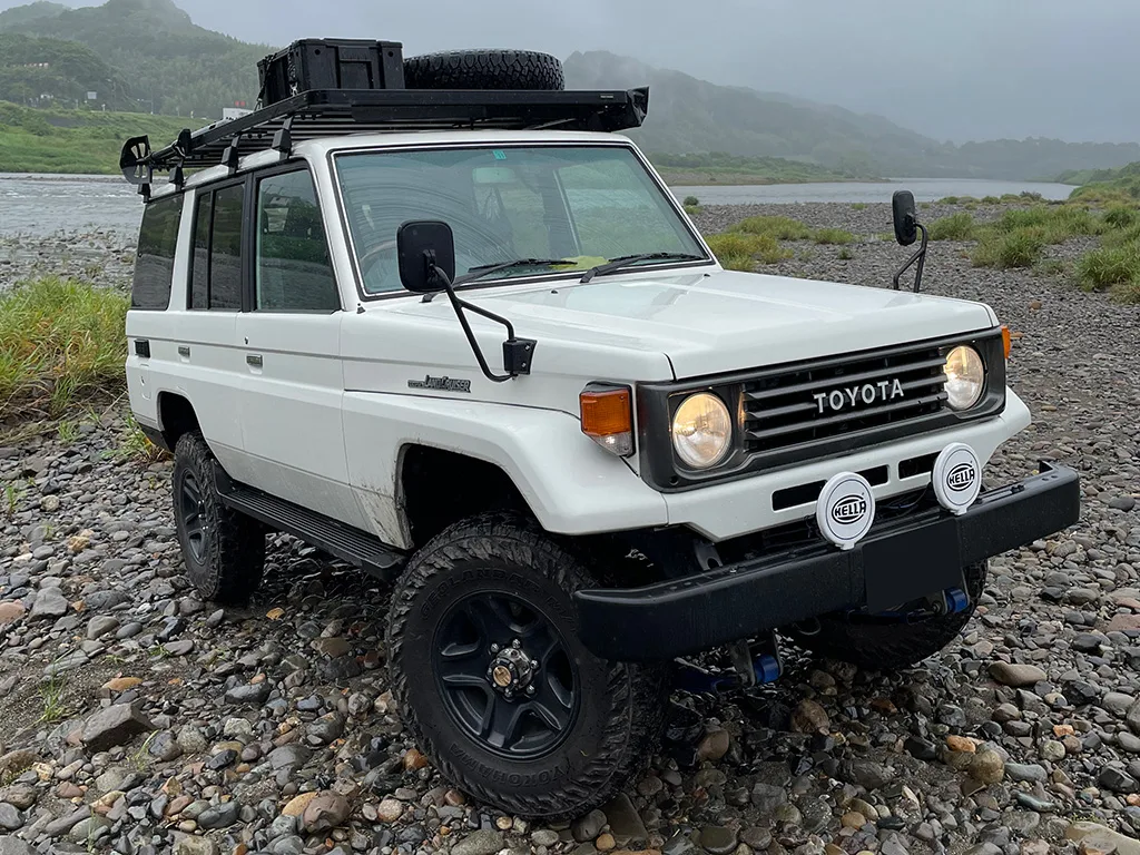 Baca de techo Slimline II 3/4 para Toyota Land Cruiser 76 - Imagen 5